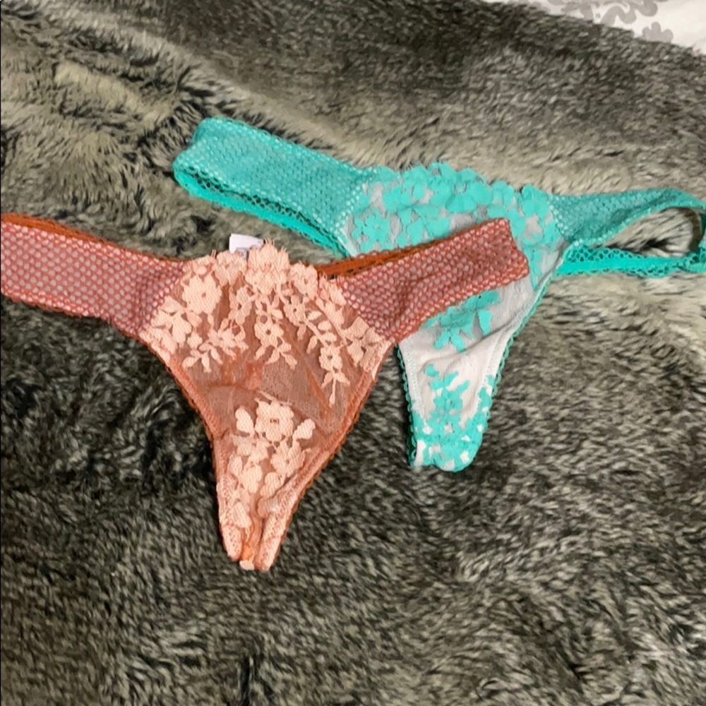 Victoria’s Secret lace thongs